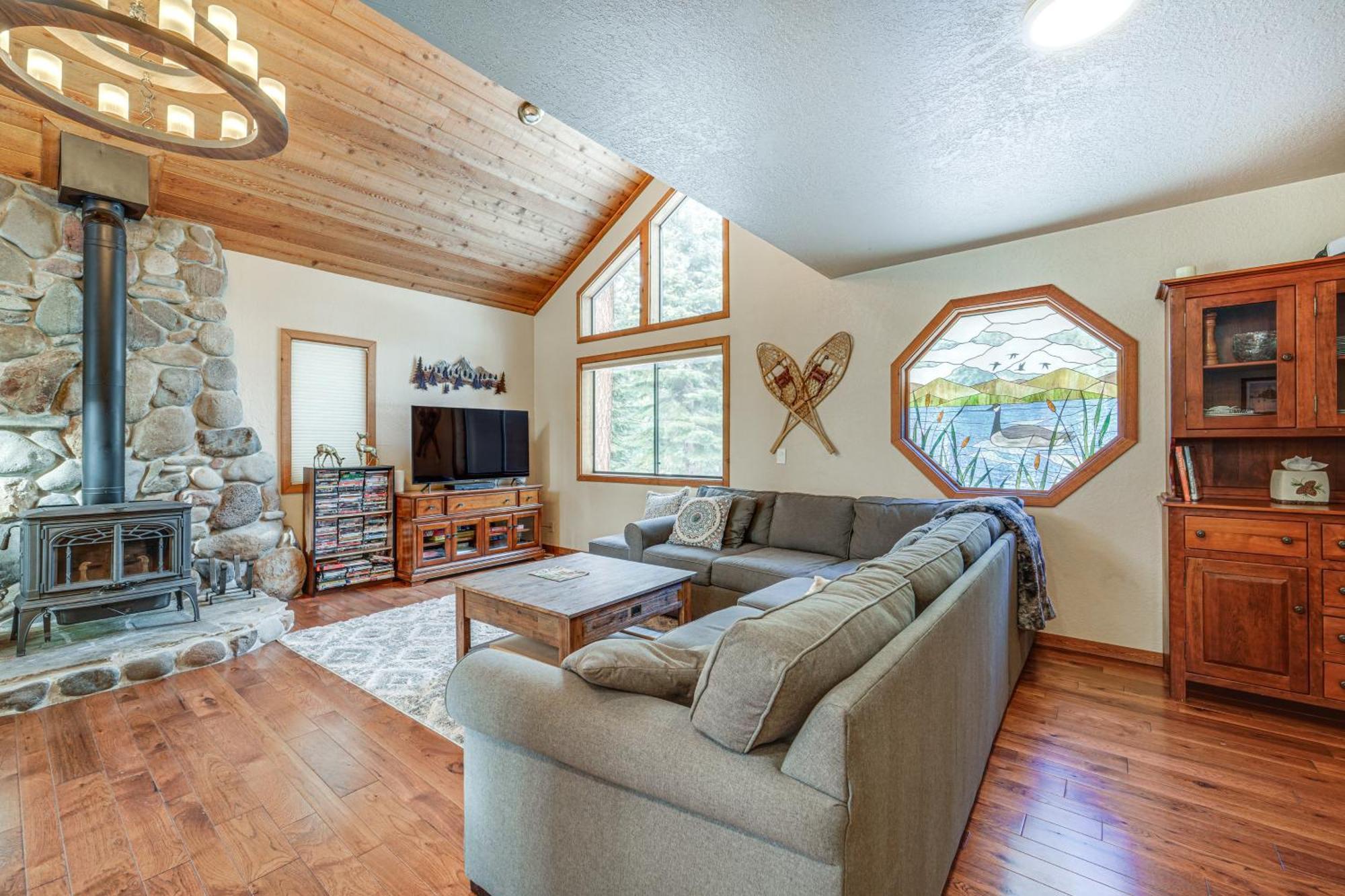 Family-Friendly Truckee Cabin In Tahoe Donner! Kültér fotó